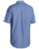 Chambray Short Sleeve Shirt - Blue