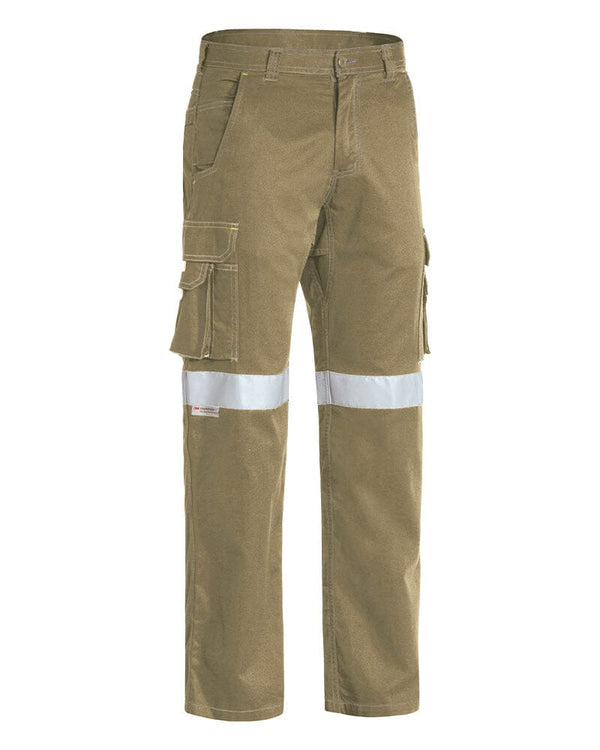 Taped Cool Vented Lightweight Cargo Pants - Khaki