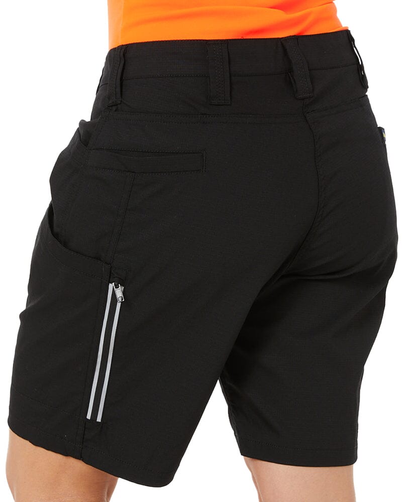 Womens X Airflow Stretch Ripstop Vented Cargo Short - Black