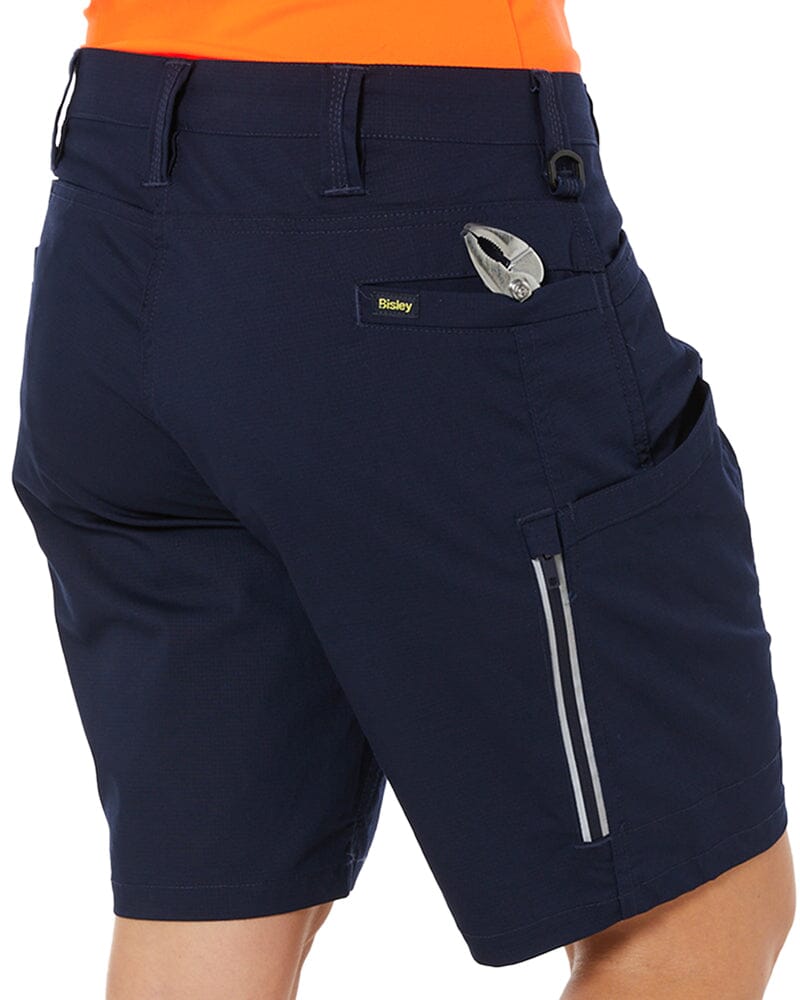 Womens X Airflow Stretch Ripstop Vented Cargo Short - Navy