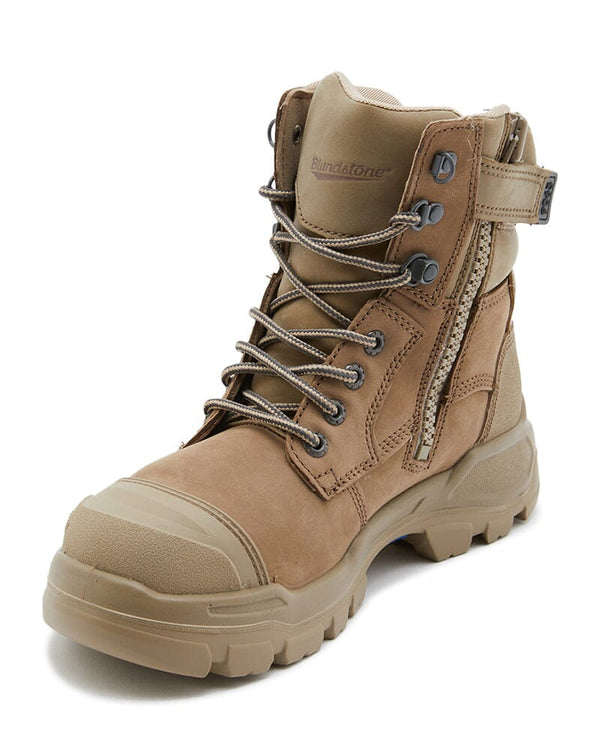 RotoFlex 9063 Zip Side Safety Boot - Stone