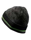 CP-11 Jacquard Beanie - Black