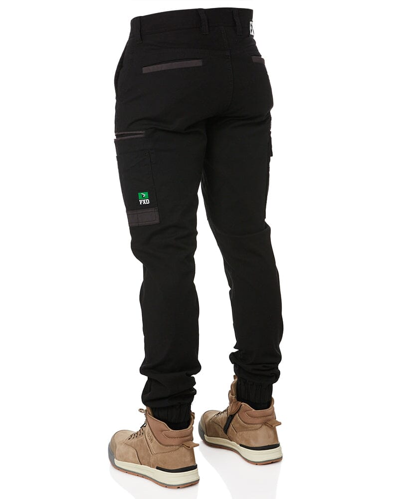 Tradies WP-4 Stretch Cuffed Work Pants 5 Value Pack - Black