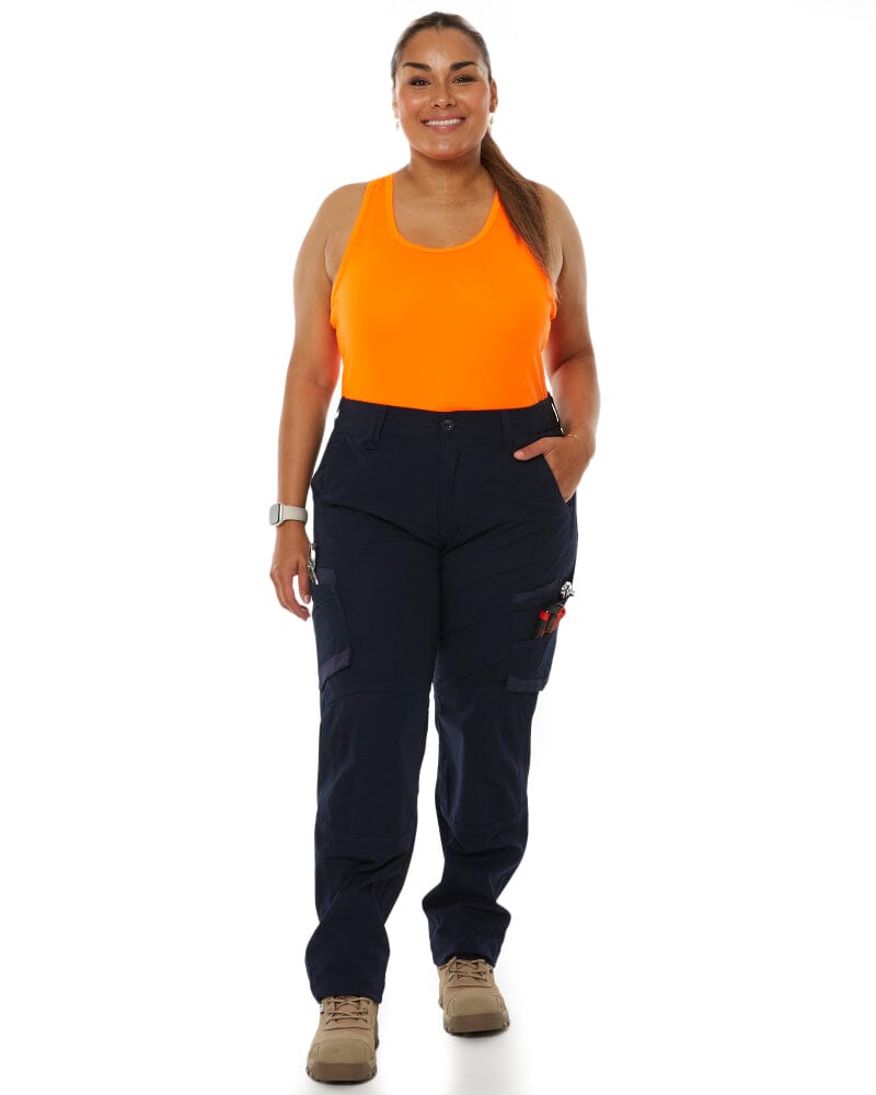 WP-7W Womens Stretch Ripstop Work Pant - Navy