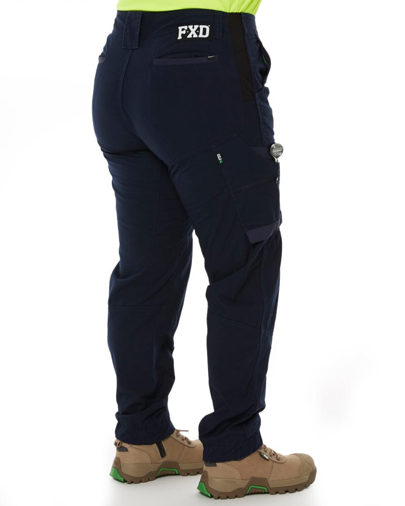 WP-8W Womens Cuffed Stretch Ripstop Work Pant - Navy