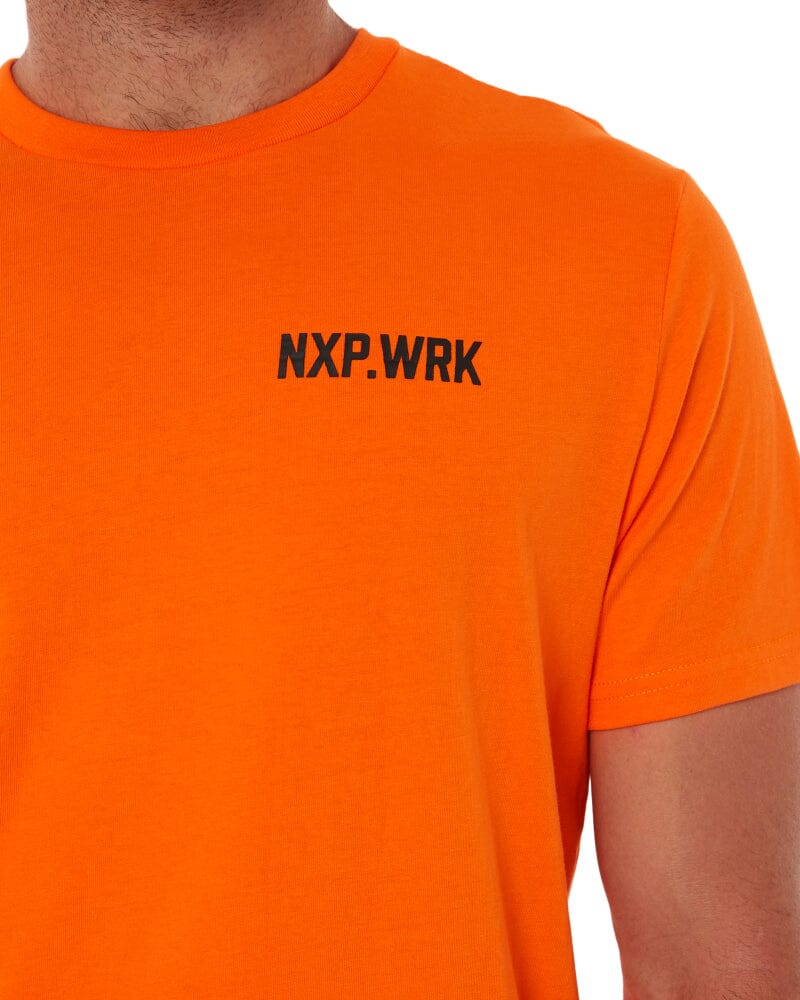 Blueprint Dual Curved T-Shirt - Work Orange