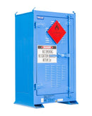 Dangerous Goods Outdoor Storage Cabinet  80L 1 Door 2 Shelves - Blue