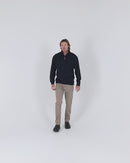 Classic Zipper Fleece Pullover - French Navy