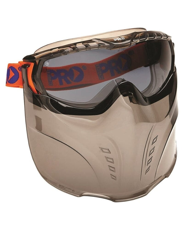 Vadar Safety Goggles And Face Shield - Smoke