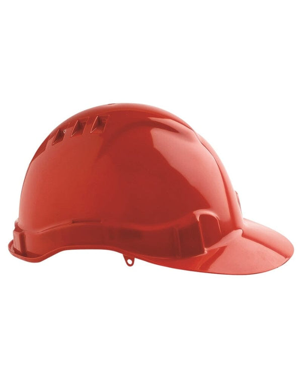 Vented Hard Hat - Red