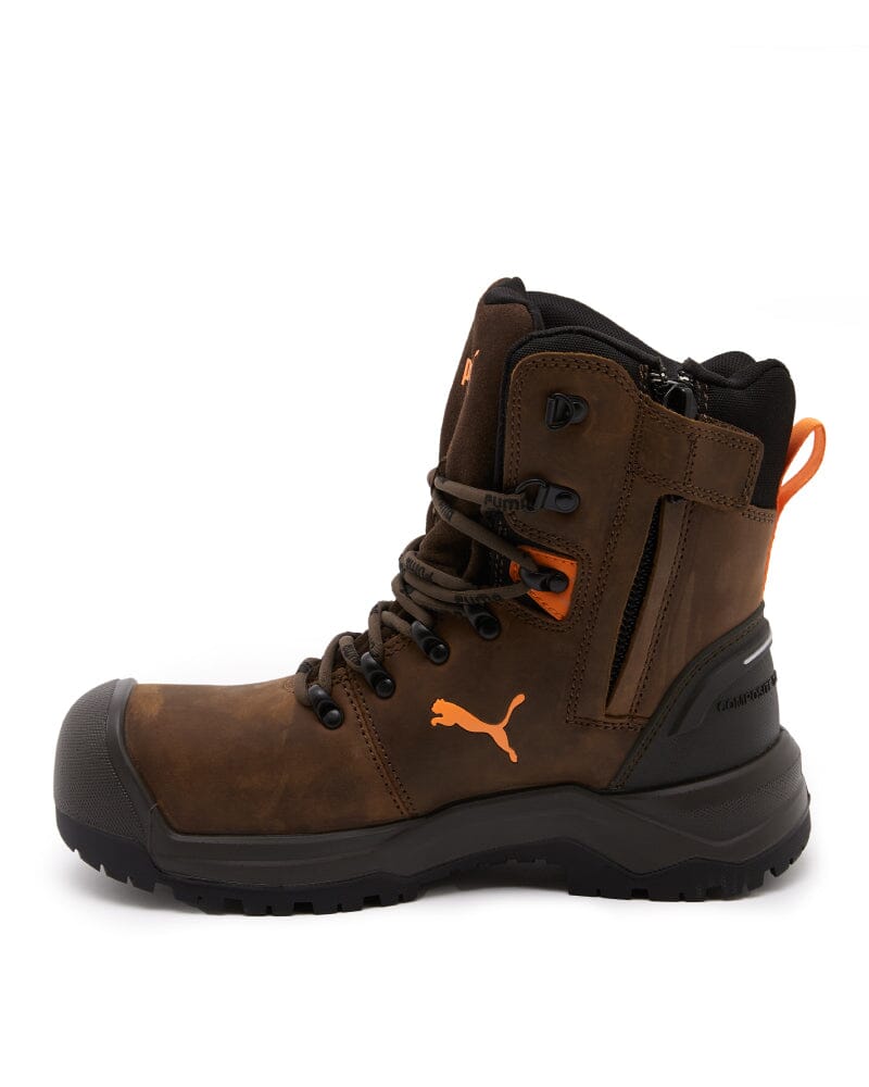 Iron Heavy Duty High Cut Safety Boot - Brown