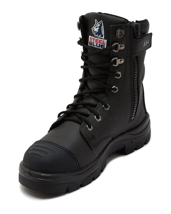 Portland Zip Scuff Safety Boot - Black