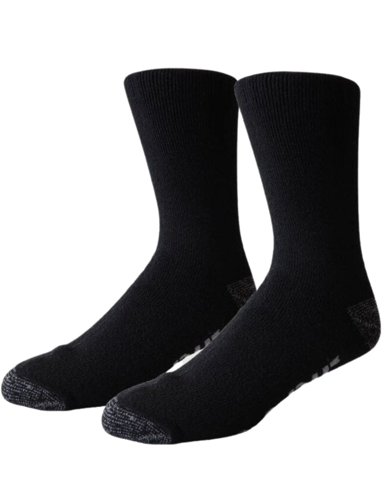 Wool Blend Work Socks 2pk - Black