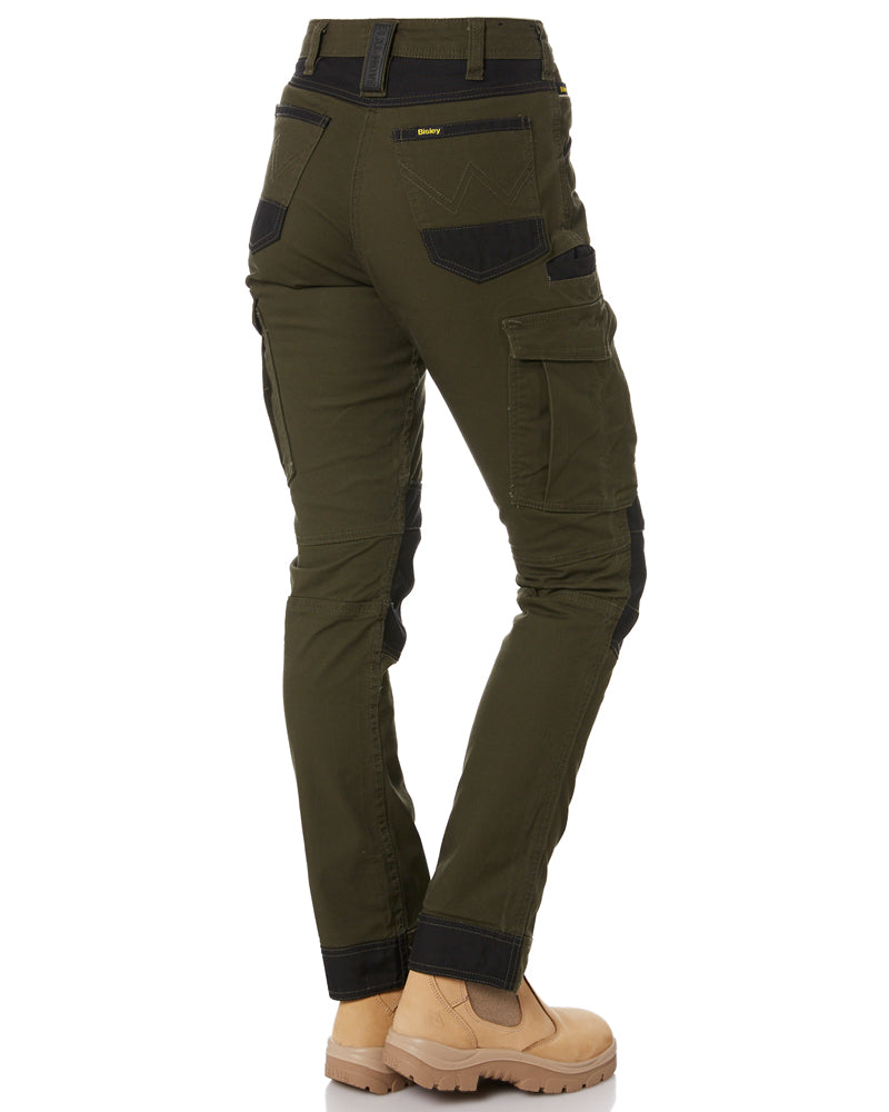 Womens Flex and Move Cargo Pants - Olive