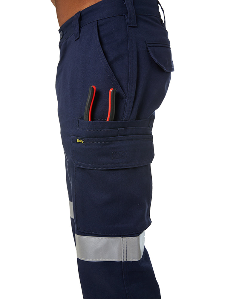 3M Double Taped Cotton Drill Cargo Pant - Navy