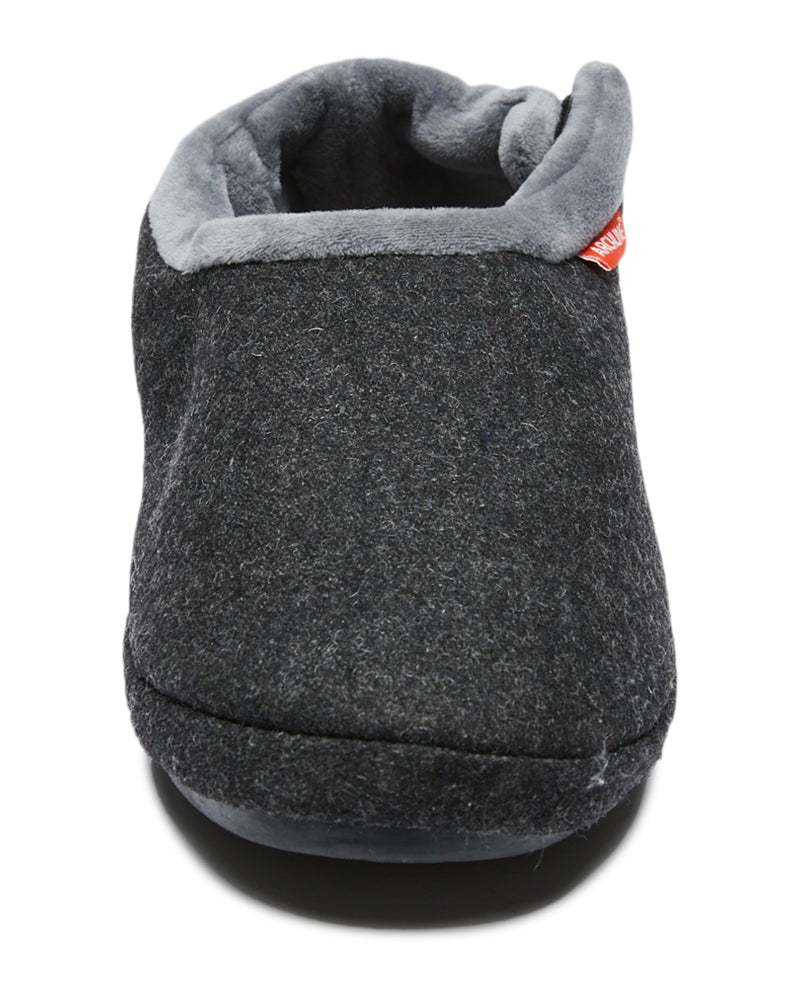 Orthotic Closed Slippers - Charcoal Marle