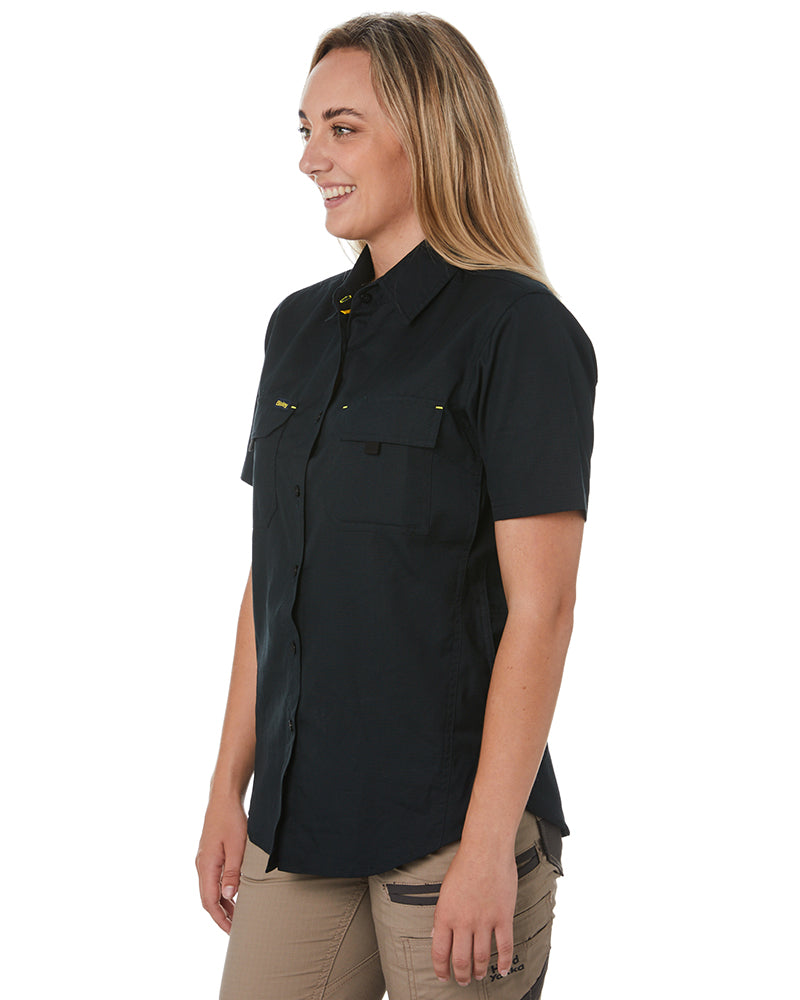 Womens X Airflow Ripstop SS Shirt - Black