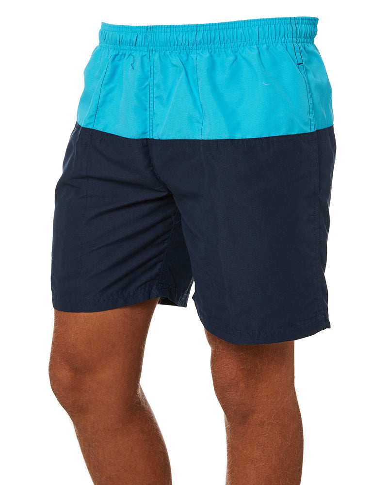 Ruggers Microfiber Spliced Shorts - Atlantic/Aqua Blue