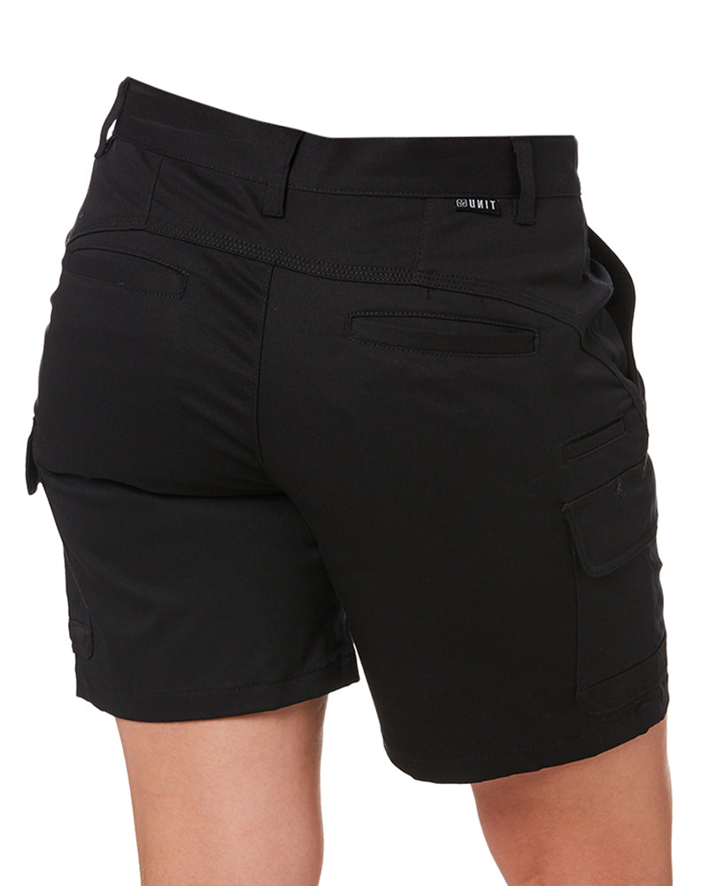 Ladies Staple Cargo Shorts - Black