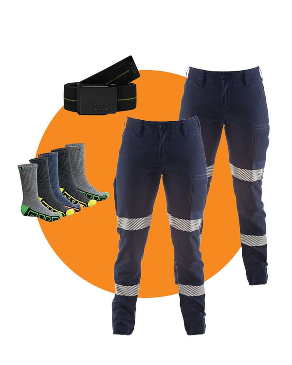 Tradies WP-3WT Twin Value Pack - Navy