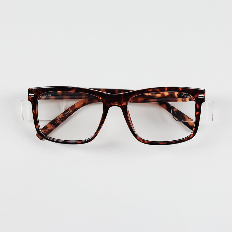 Kenneth Safety Glasses - Tortoise/Clear