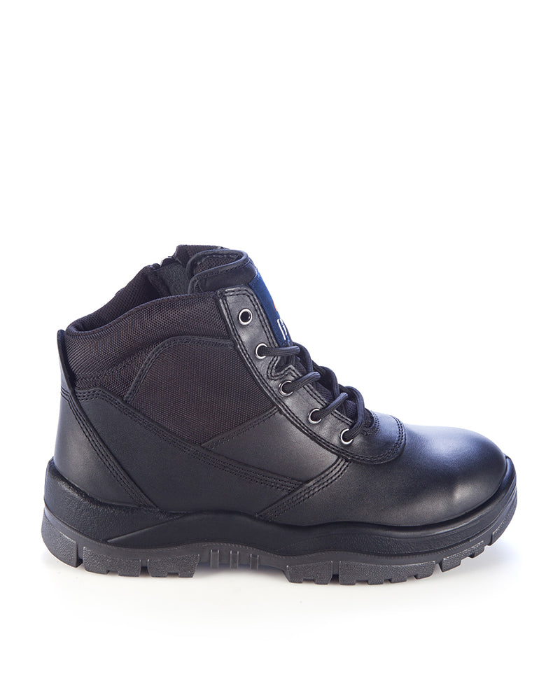 961 Non Safety Zip Sided Boot - Black