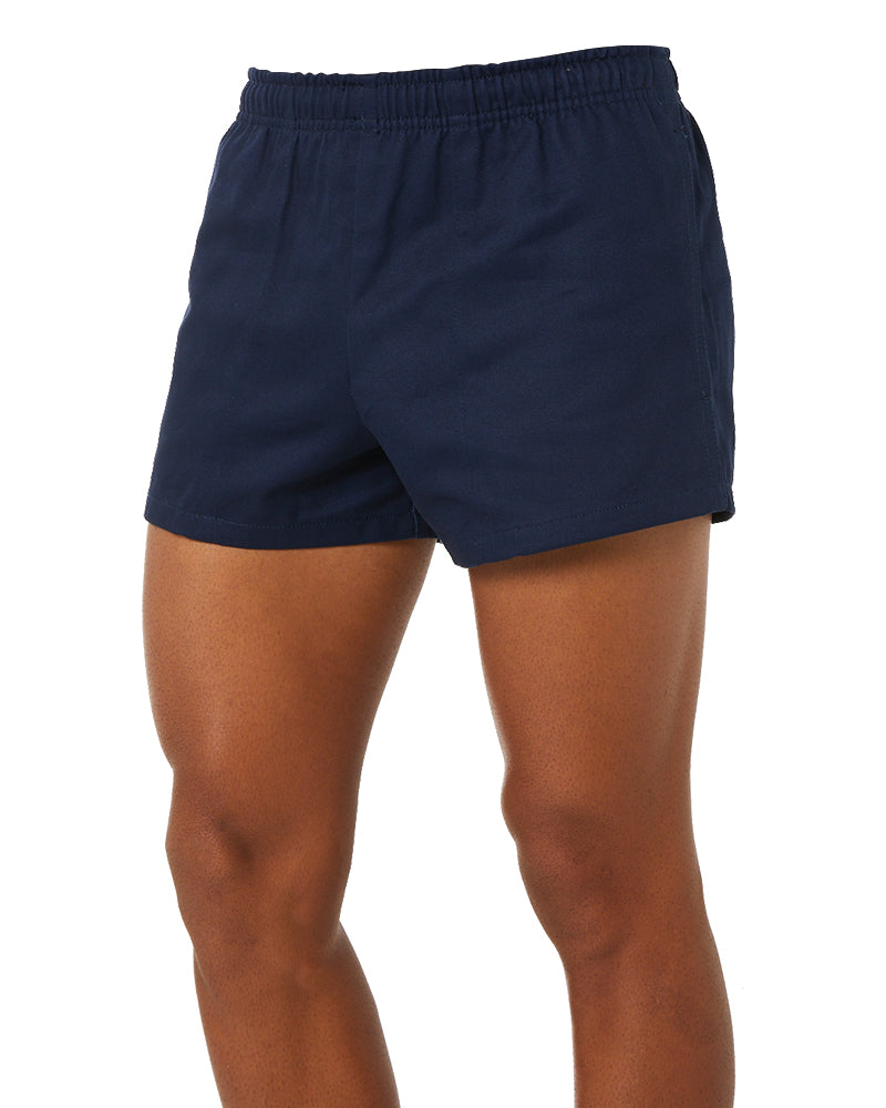 Elastic Waist Shorts - Navy