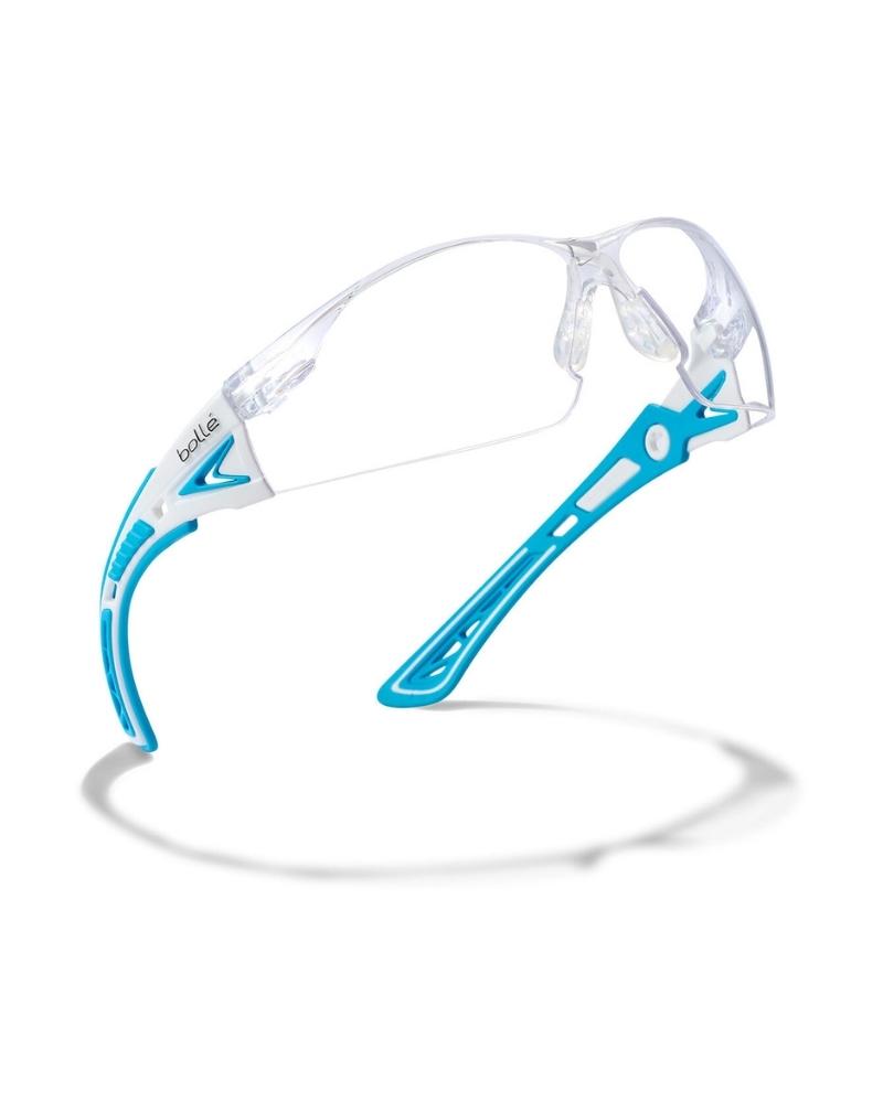 Rush Plus Small Healthcare Safety Glasses - Blue/White