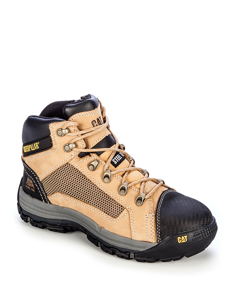 Convex Mid Zip Side Safety Boot - Honey
