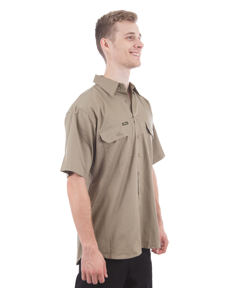 Cool Lightweight Drill Shirt SS - Khaki