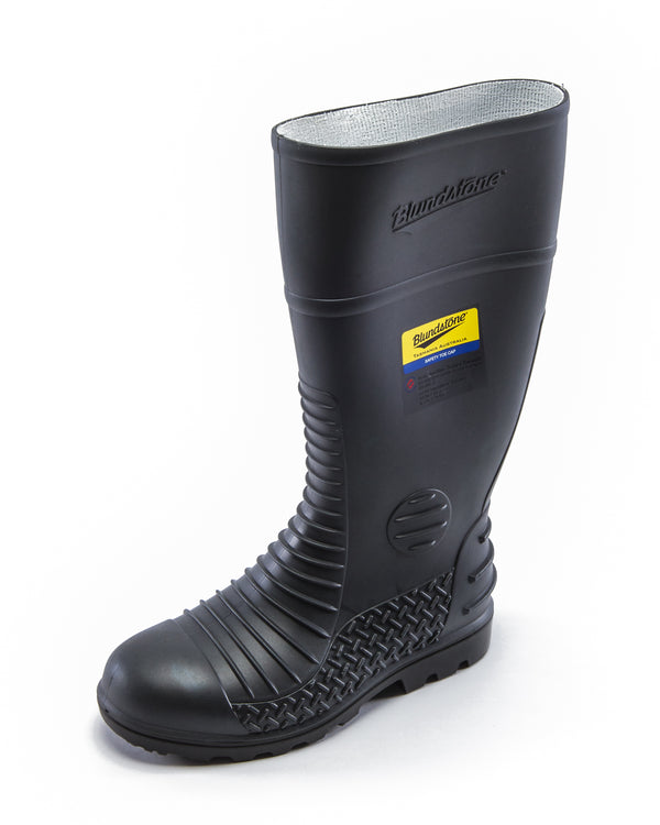 Style 025 Waterproof Safety Gumboots - Grey
