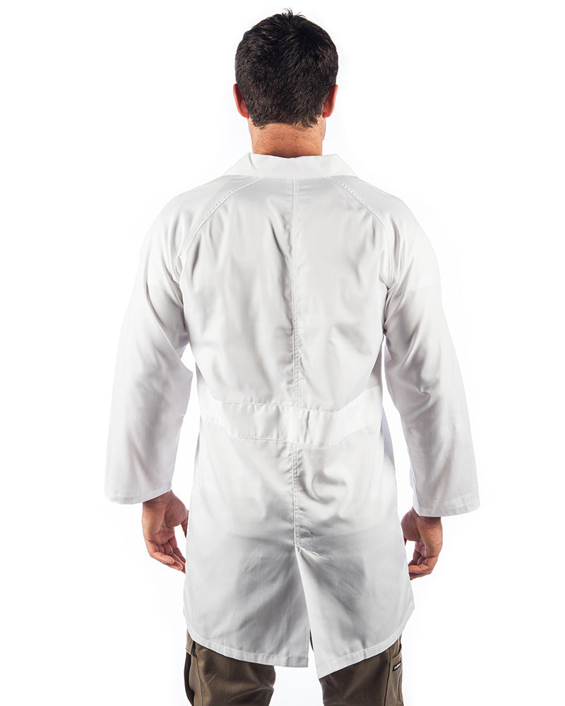 Polyester cotton dust coat (Lab Coat) - White