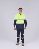 X Airflow Hi Vis Taped Stretch Ripstop Shirt  - Yellow/Navy