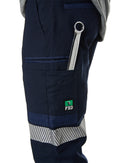 Cuffed Taped Pant - Navy