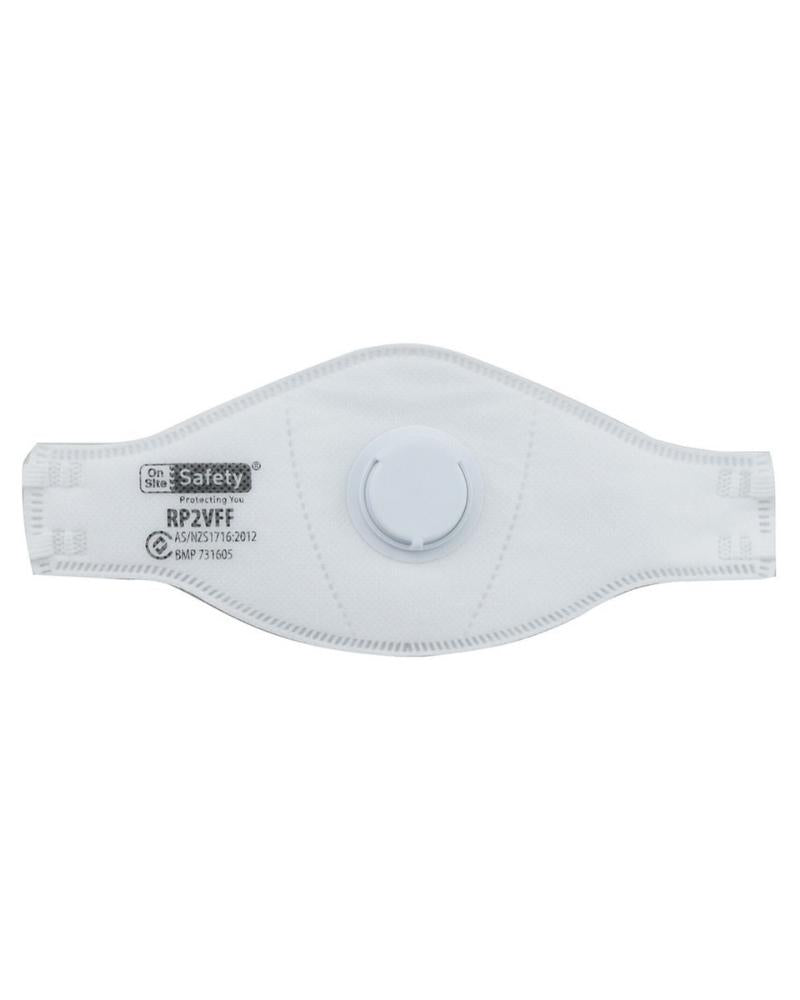 P2 Ultimate Fit Respirator With Valve 10 Pack- White
