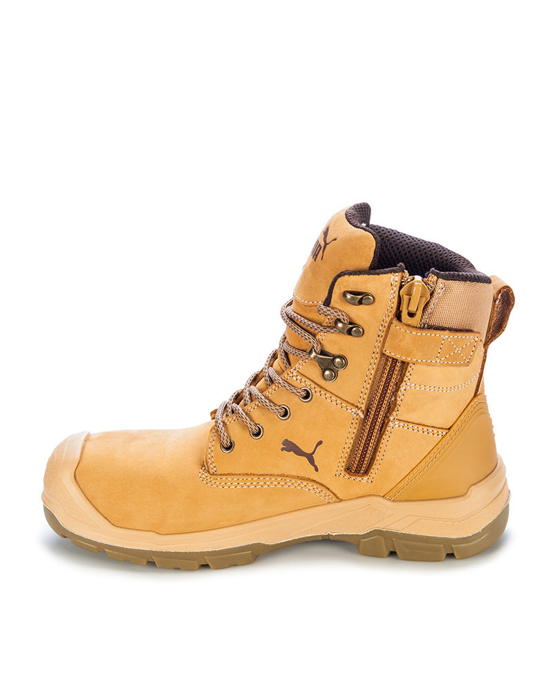 Ladies Conquest Waterproof Safety Boot - Wheat