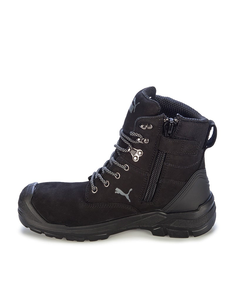 Ladies Conquest Waterproof Safety Boot - Black