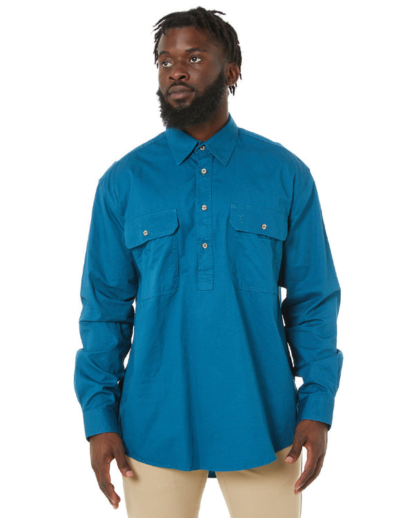Closed Front Cotton Twill Shirt LS - Diesel