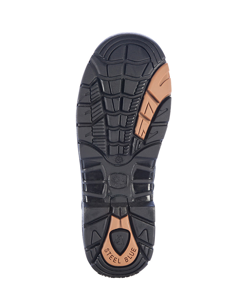 Argyle Composite Toe With Zip - Black