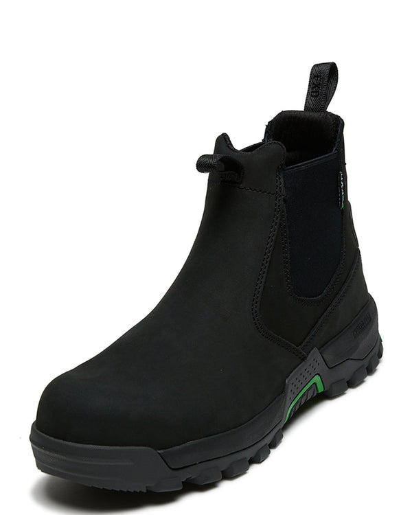 WB 4 Elastic Side Safety Boot - Black