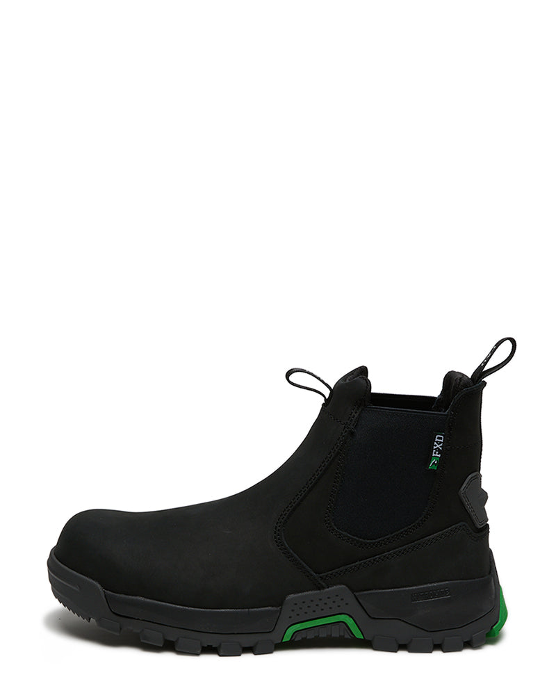 WB 4 Elastic Side Safety Boot - Black
