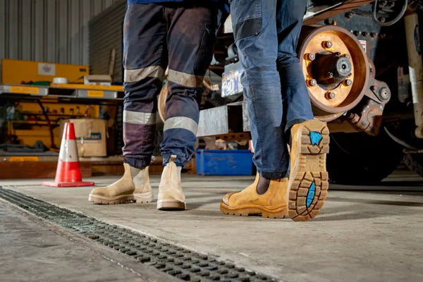 New Steel Blue Hobart Scuff Cap Safety Boot