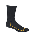 1/2 Cushion 10 Pack Midweight Crew Socks - Black/Grey