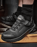 UltraLite Lo Zip Side Safety Boot - Black