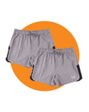 Tradies HYBRID 1.0 Shorts 2 Value Pack - Grey