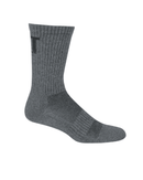 1/2 Cushion 10 Pack Midweight Crew Socks - Black/Grey