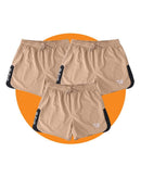 Tradies HYBRID 1.0 Shorts 3 Value Pack - Beige/Black