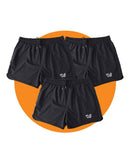 Tradies HYBRID 1.0 Shorts 3 Value Pack - Black/Black