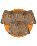 Tradies HYBRID 1.0 Shorts 3 Value Pack - Khaki