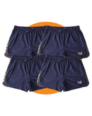 Tradies HYBRID 1.0 Shorts 4 Value Pack - Navy/Grey